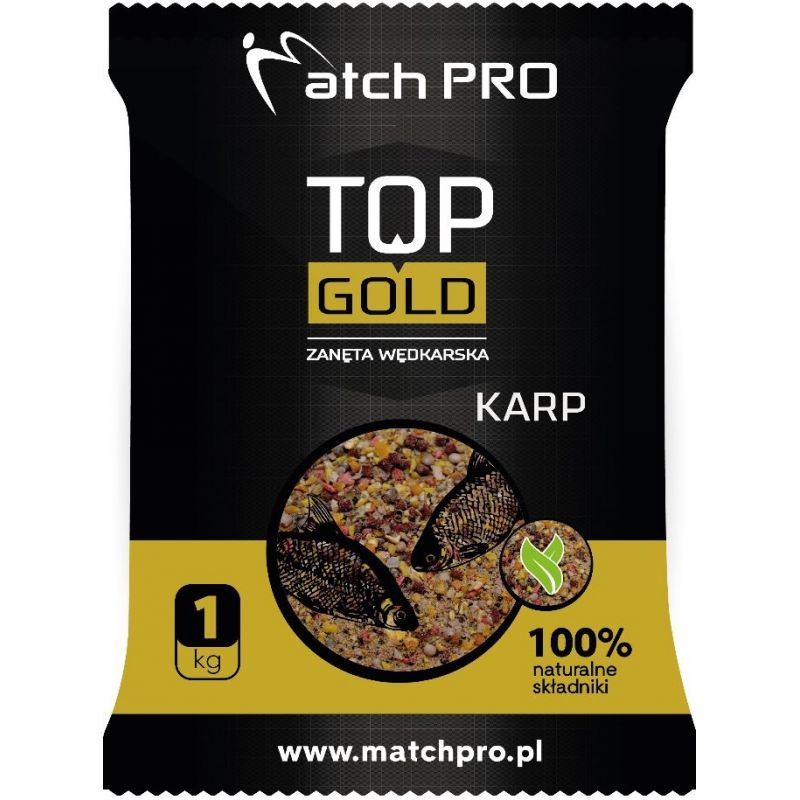 ZANĘTA MATCH PRO TOP GOLD KARP 1kg ZANĘTA MATCH PRO TOP GOLD KARP 1kg