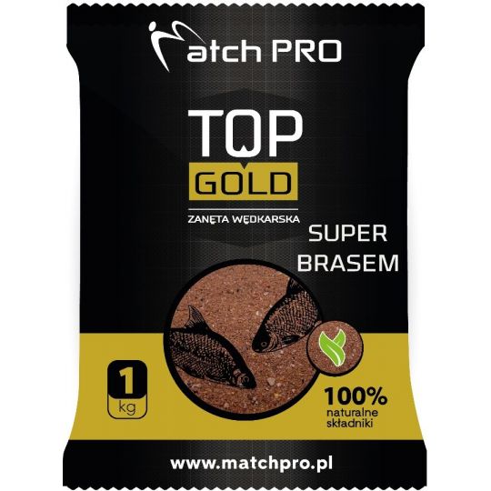 ZANĘTA MATCH PRO TOP GOLD SUPER BRASEM 1kg ZANĘTA MATCH PRO TOP GOLD SUPER BRASEM 1kg