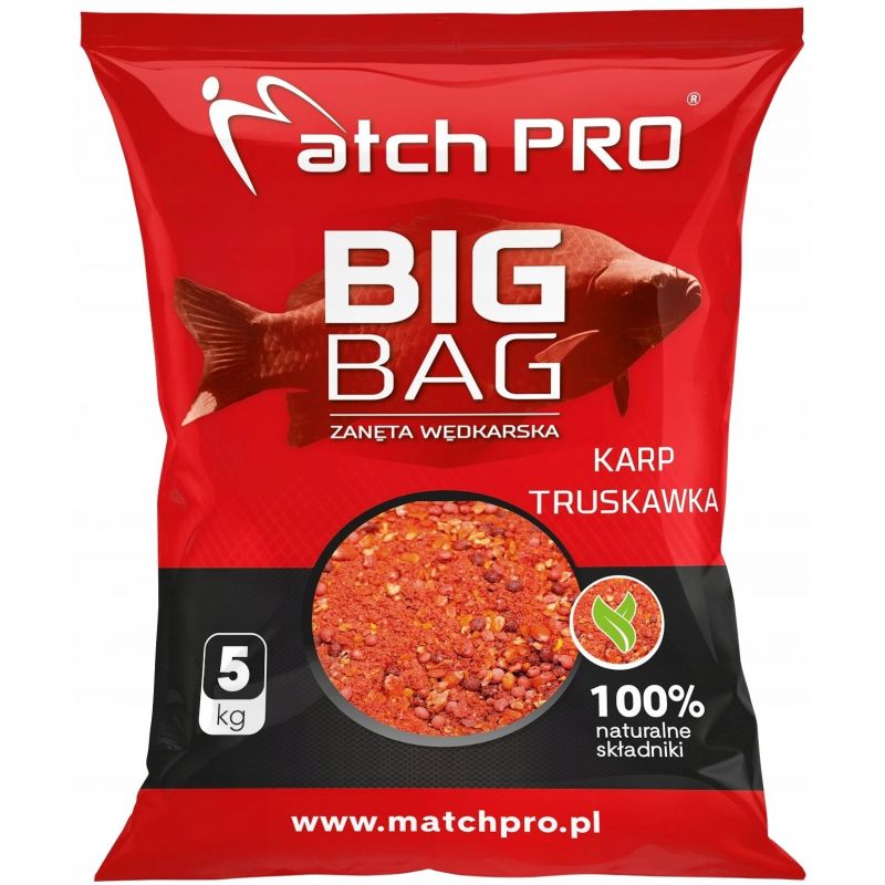 ZANĘTA MATCH PRO BIG BAG KARP TRUSKAWKA 5kg ZANĘTA MATCH PRO BIG BAG KARP TRUSKAWKA 5kg