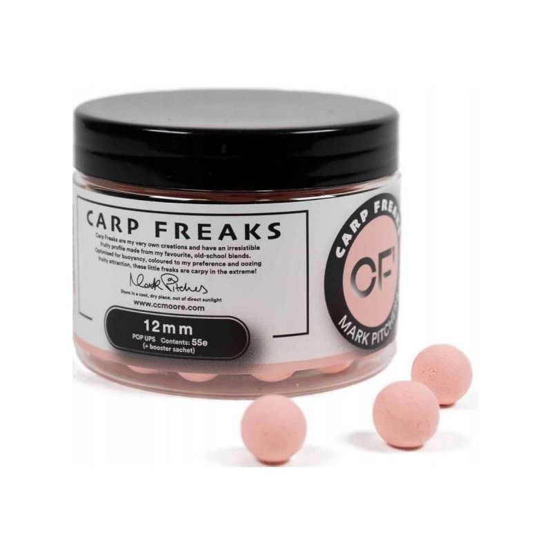 KULKI CC MOORE CARP FREAKS POP UPS PINK 12mm KULKI CC MOORE CARP FREAKS POP UPS PINK 12mm