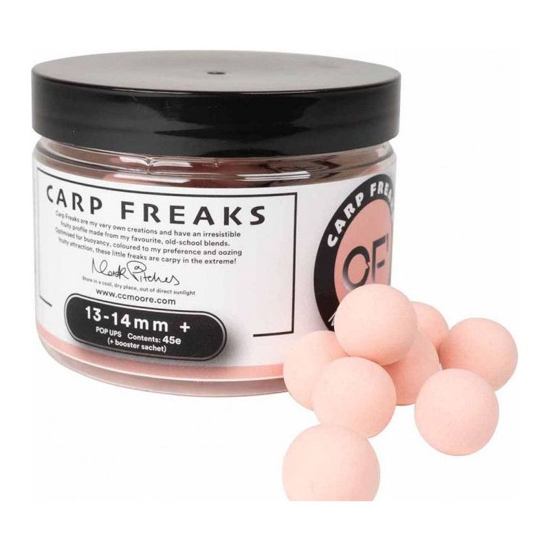 KULKI CC MOORE CARP FREAKS POP UPS PINK 13-14mm KULKI CC MOORE CARP FREAKS POP UPS PINK 13-14mm