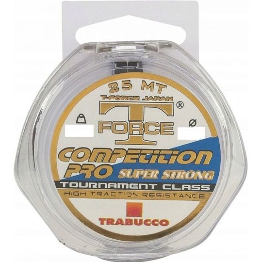 ŻYŁKA TRABUCCO T-FORCE PRO PRZYPONOWA 25m 0,14mm ŻYŁKA TRABUCCO T-FORCE PRO PRZYPONOWA 25m 0,14mm