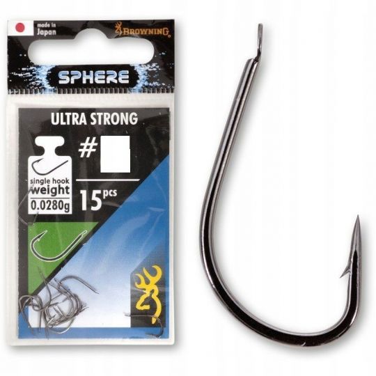 HACZYKI BROWNING SPHERE ULTRA STRONG 10 15szt HACZYKI BROWNING SPHERE ULTRA STRONG 10 15szt