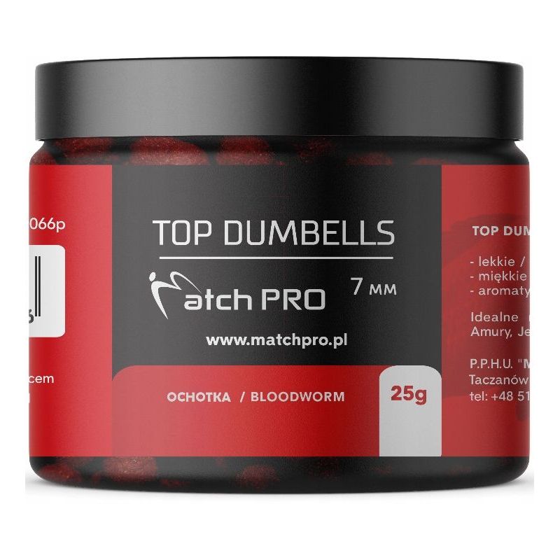 DUMBELLS MATCH PRO TOP OCHOTKA 7mm 25g BLOODWORM