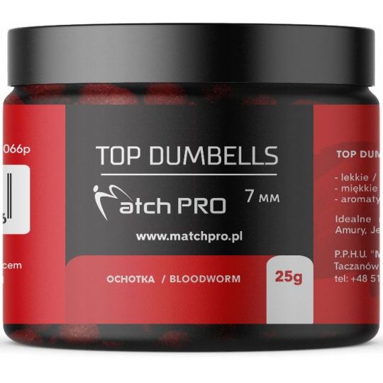 DUMBELLS MATCH PRO TOP OCHOTKA 7mm 25g BLOODWORM