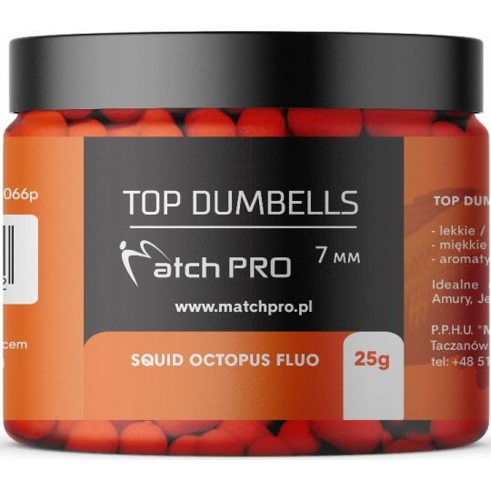 DUMBELLS MATCH PRO TOP SQUID OCTOPUS FLUO 7mm 25g DUMBELLS MATCH PRO TOP SQUID OCTOPUS FLUO 7mm 25g