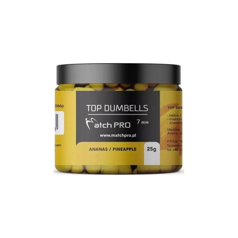 DUMBELLS MATCH PRO TOP ANANAS 7mm 25g DUMBELLS MATCH PRO TOP ANANAS 7mm 25g