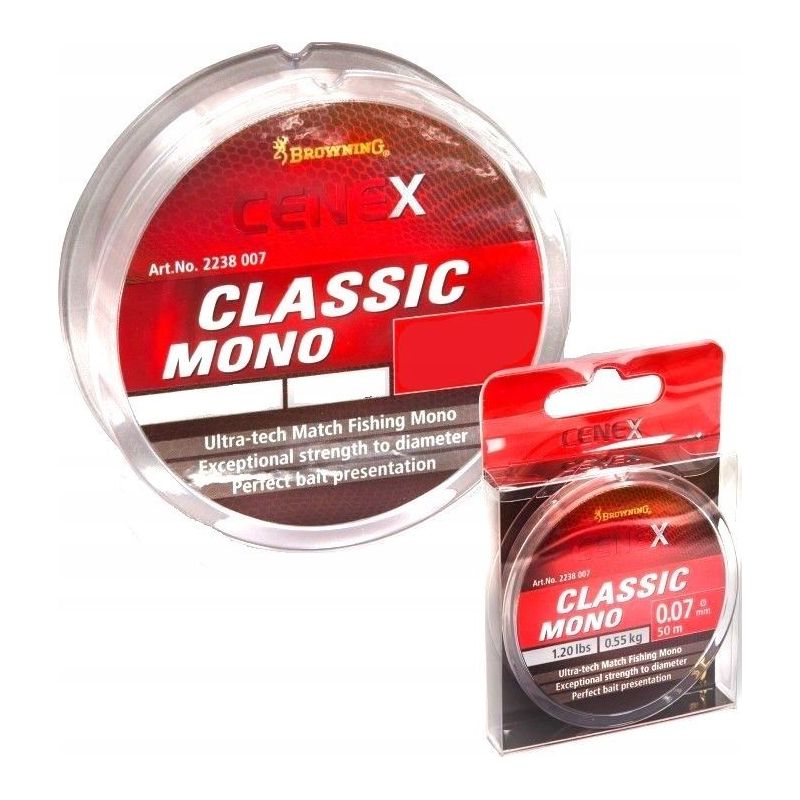 ŻYŁKA BROWNING CENEX CLASSIC 0,10mm 100m ŻYŁKA BROWNING CENEX CLASSIC 0,10mm 100m