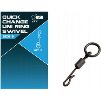 KRĘTLIK NASH QUICK CHANGE RING SWIVEL  8