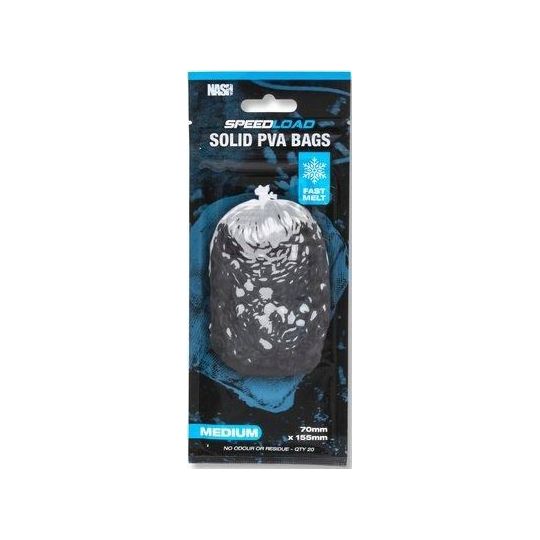 WORKI NASH PVA SPEEDLOAD BAGS FAST MELT MEDIUM WORKI NASH PVA SPEEDLOAD BAGS FAST MELT MEDIUM