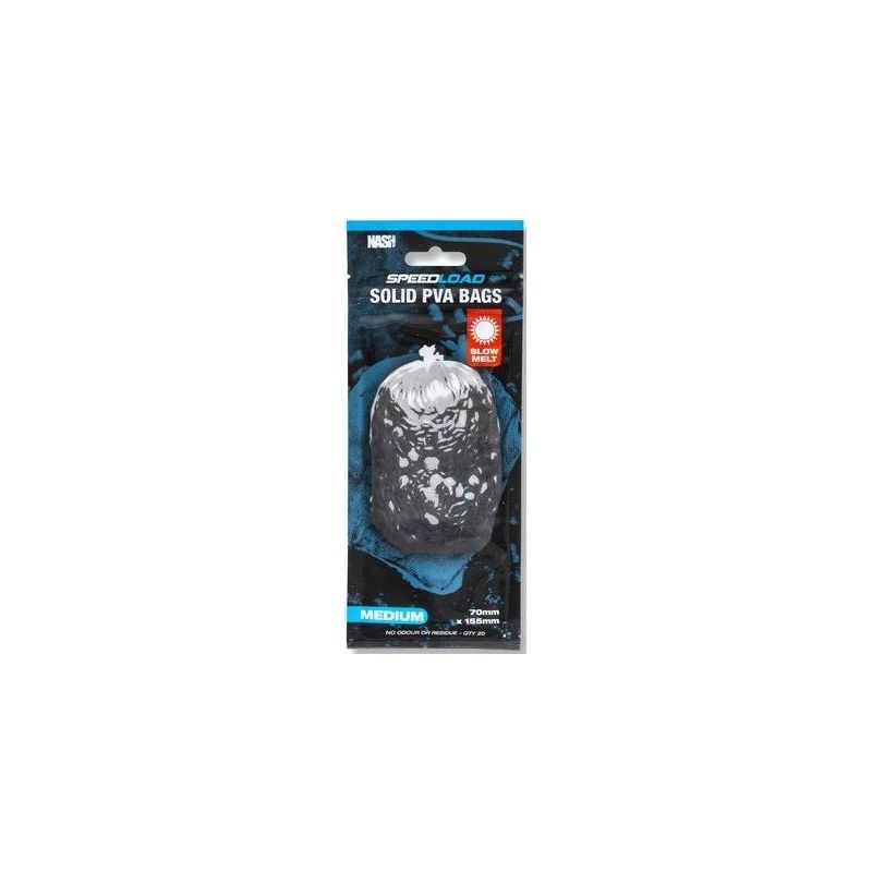 WORKI NASH PVA SPEEDLOAD BAGS SLOW MELT MEDIUM WORKI NASH PVA SPEEDLOAD BAGS SLOW MELT MEDIUM