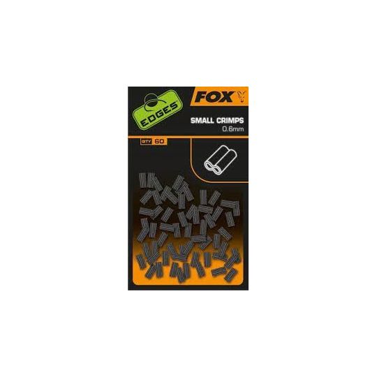 ZACISKI FOX CYBANTY CRIMPS SMALL 0.6mm 60szt ZACISKI FOX CYBANTY CRIMPS SMALL 0.6mm 60szt