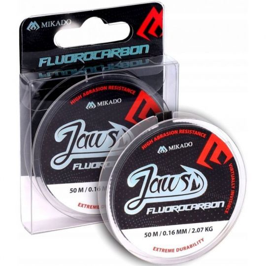 ŻYŁKA MIKADO FLUOROCARBON JAWS 0,14mm 50m ŻYŁKA MIKADO FLUOROCARBON JAWS 0,14mm 50m