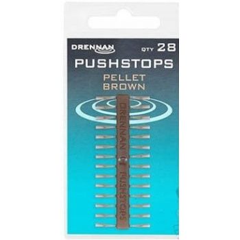 STOPERY DRENNAN PUSHSTOP PELLET BROWN 28szt