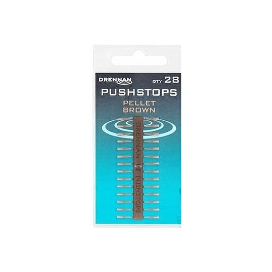 STOPERY DRENNAN PUSHSTOP PELLET BROWN 28szt STOPERY DRENNAN PUSHSTOP PELLET BROWN 28szt