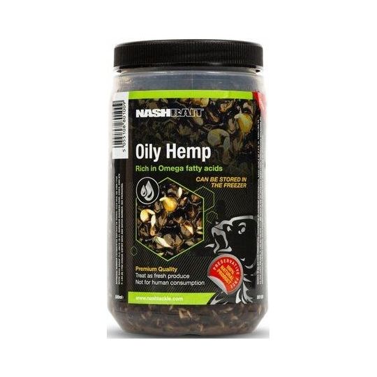 KONOPIE NASH OILY HEMP 500ml ZIARNA W OLEJU KONOPIE NASH OILY HEMP 500ml ZIARNA W OLEJU