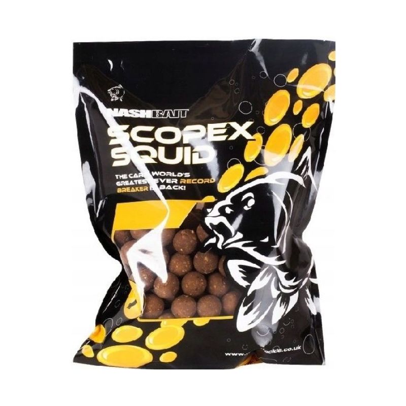 KULKI NASH SCOPEX SQUID BOILIES 24mm 1kg KULKI NASH SCOPEX SQUID BOILIES 24mm 1kg