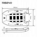 PONTON NASH BOAT LIFE INFLATABLE RIB 240 ŁÓDŹ