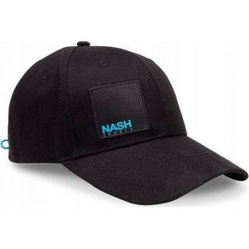 CZAPKA Z DASZKIEM NASH SQUARE PRINT CAP BLACK