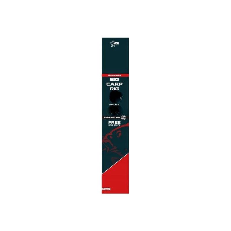 PRZYPON Z HAKIEM NASH BIG CARP RIG SIZE 2 BARBED PRZYPON Z HAKIEM NASH BIG CARP RIG SIZE 2 BARBED