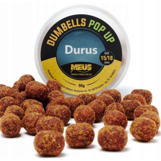 DUMBELLS MEUS POP UP DURUS 15/18mm 90g FISH DUMBELLS MEUS POP UP DURUS 15/18mm 90g FISH