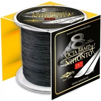 PLECIONKA NIHONTO OCTA BRAID 300M BLACK 0,12mm