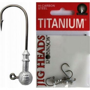 GŁÓWKI JIGOWE ROBINSON TITANIUM ROZMIAR 4 1g