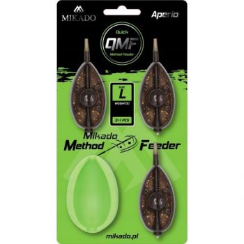 ZESTAW MIKADO METHOD FEEDER APERIO Q.M.F L 3x 50g