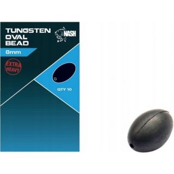KORALIKI NASH WOLFRAMOWE TUNGTEN OVAL BEAD 4mm