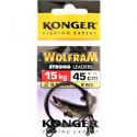 PRZYPON KONGER WOLFRAM STRONG 45cm 15kg 2szt