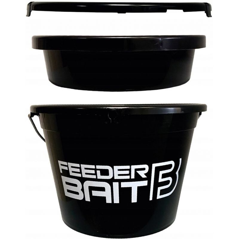 WIADRO FEEDER BAIT 13l ZESTAW MISKA POKRYWKA WIADRO FEEDER BAIT 13l ZESTAW MISKA POKRYWKA