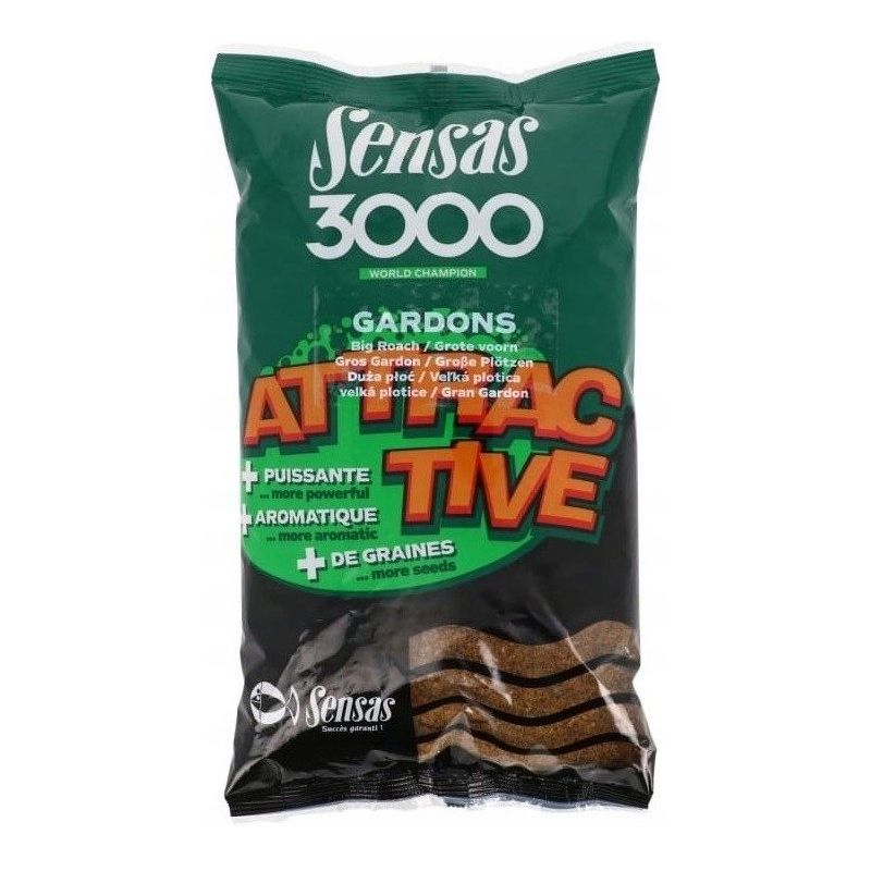 ZANĘTA SENSAS 3000 ATTRACTIVE GARDONS 1kg ZANĘTA SENSAS 3000 ATTRACTIVE GARDONS 1kg