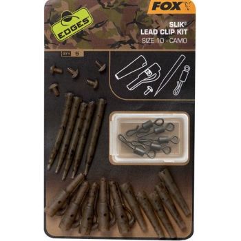 ZESTAW Z KLIPSEM FOX CAMO SILK LEAD CLIP BEZPIECZN