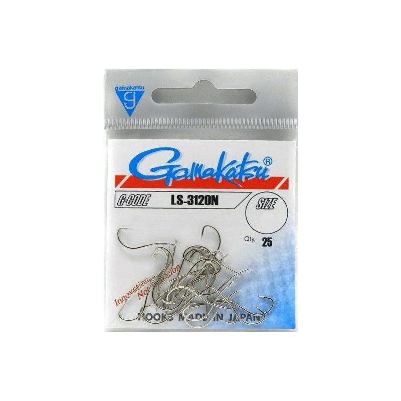 HACZYKI GAMAKATSU LS-3120N HOOKS NICKEL 8 HACZYKI GAMAKATSU LS-3120N HOOKS NICKEL 8