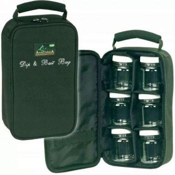 TORBA ANACONDA POKROWIEC NA DIPY DIP BAIT BAG + 6