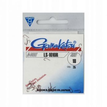 HACZYKI GAMAKATSU LS-1010R HOOKS RED 18