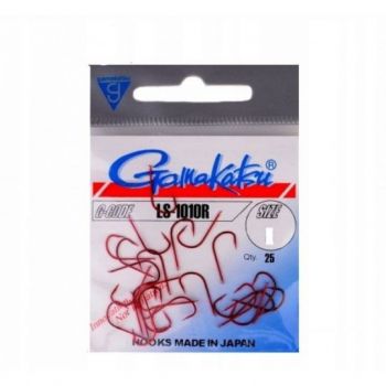 HACZYKI GAMAKATSU LS-1010R HOOKS RED 18