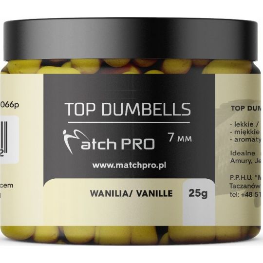 DUMBELLS MATCH PRO TOP WANILIA 7mm 25g DUMBELLS MATCH PRO TOP WANILIA 7mm 25g