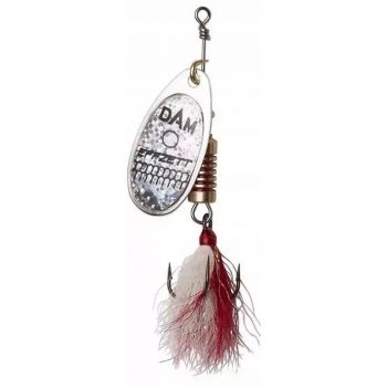 BŁYSTKA OBROTOWA DAM SPINNER DRESSED SILVER 2 4g