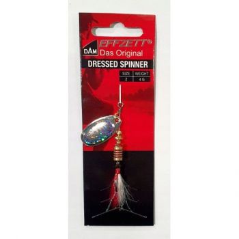 BŁYSTKA OBROTOWA DAM SPINNER DRESSED SILVER 2 4g