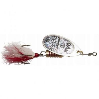 BŁYSTKA OBROTOWA DAM SPINNER DRESSED SILVER 2 4g
