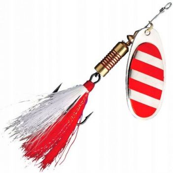 BŁYSTKA OBROTOWA DAM SPINNER DRESSED STRIPE 6 20g
