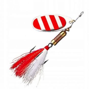 BŁYSTKA OBROTOWA DAM SPINNER DRESSED STRIPE 6 20g