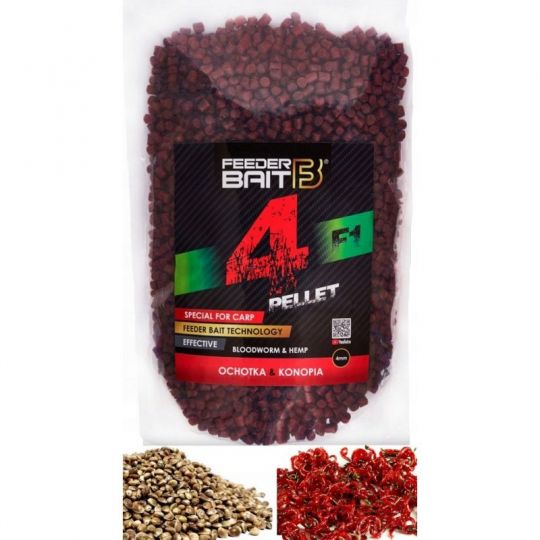 PELLET FEEDER BAIT FB OCHOTKA KONOPIE 800g 4mm PELLET FEEDER BAIT FB OCHOTKA KONOPIE 800g 4mm
