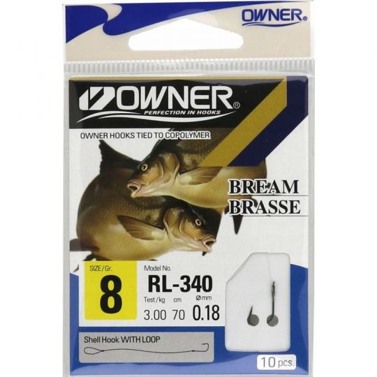 HACZYKI Z PRZYPONEM OWNER RL340 CHINTA 5 0.22mm HACZYKI Z PRZYPONEM OWNER RL340 CHINTA 5 0.22mm
