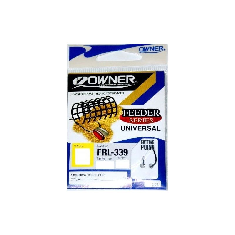 HACZYKI Z PRZYPONEM OWNER FRL339 FEEDER 5 0,18mm HACZYKI Z PRZYPONEM OWNER FRL339 FEEDER 5 0,18mm