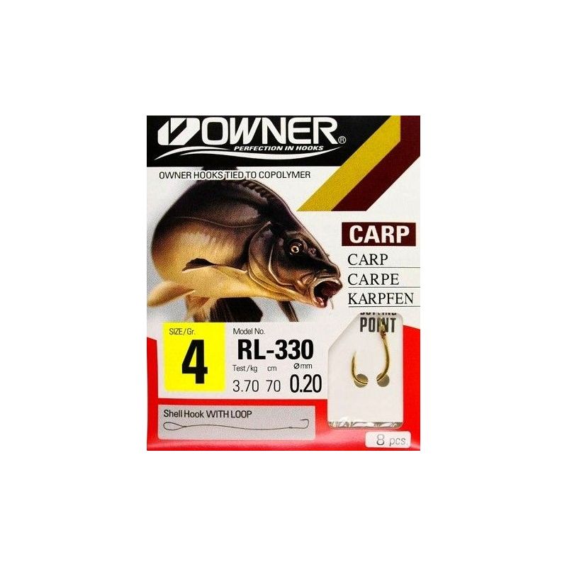 HACZYKI Z PRZYPONEM OWNER RL330 CUT GORE 8 0.16mm HACZYKI Z PRZYPONEM OWNER RL330 CUT GORE 8 0.16mm