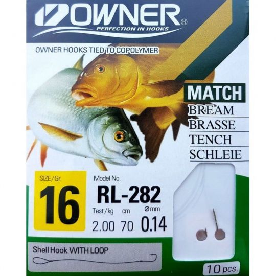 HACZYKI Z PRZYPONEM OWNER RL282 SODE 16 0.10mm HACZYKI Z PRZYPONEM OWNER RL282 SODE 16 0.10mm