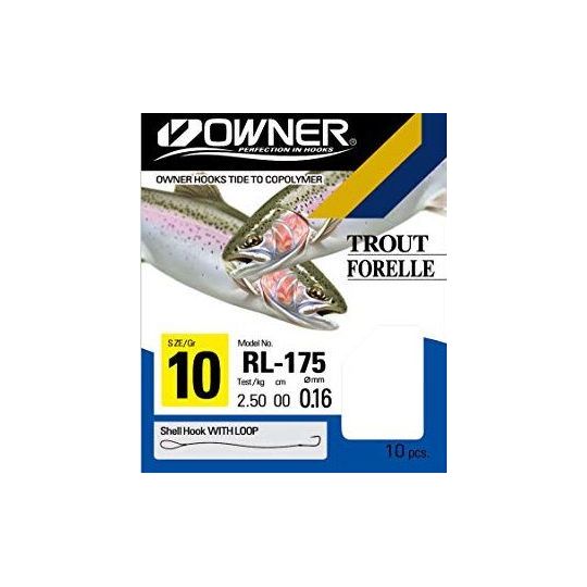 HACZYKI Z PRZYPONEM OWNER RL175 KEIRYU 10 0.16mm HACZYKI Z PRZYPONEM OWNER RL175 KEIRYU 10 0.16mm