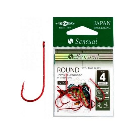 HACZYKI MIKADO SENSUAL ROUND RED ROZMIAR 4 HAK HACZYKI MIKADO SENSUAL ROUND RED ROZMIAR 4 HAK